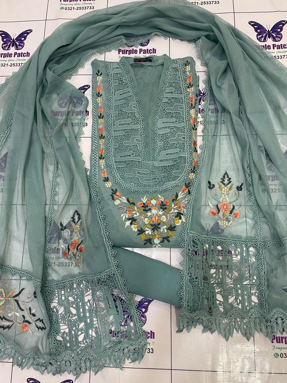 3D Blossom Spring Collection Mint Green