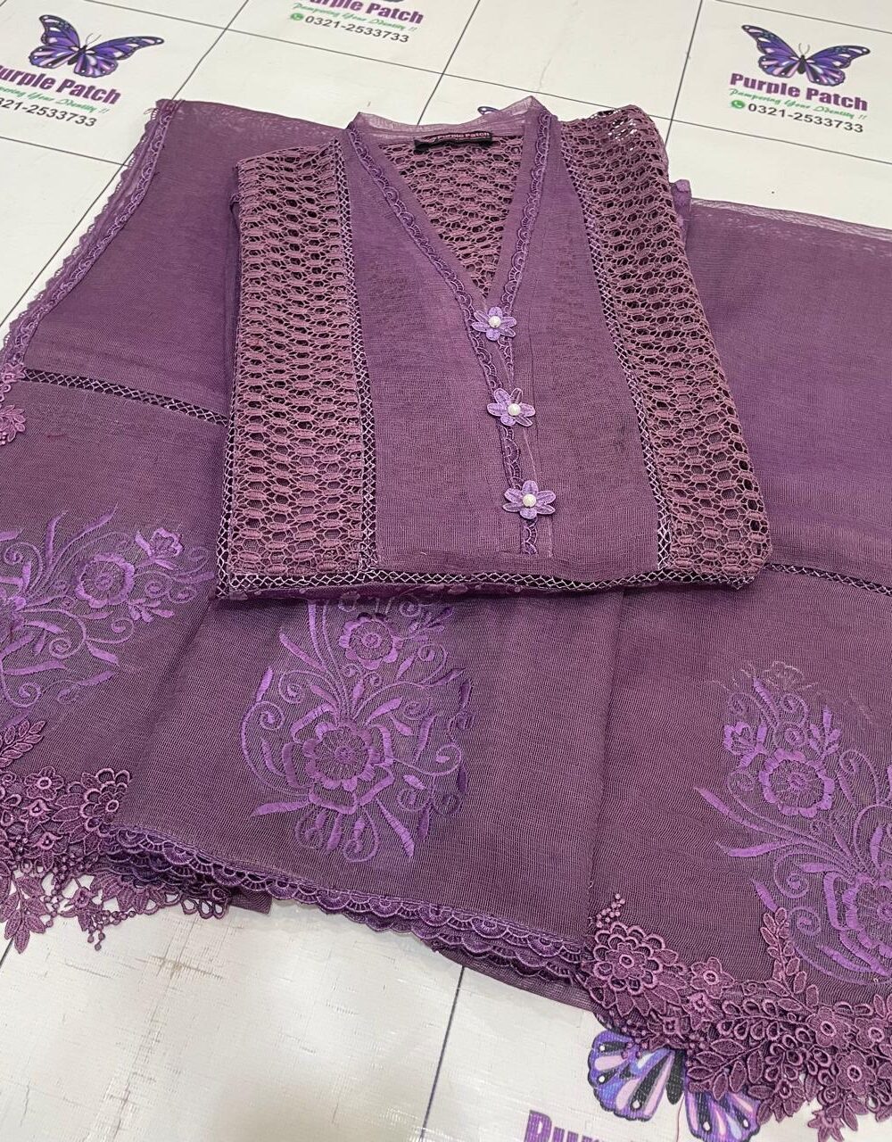Tabeer Collection Mouve Purple - Image 4