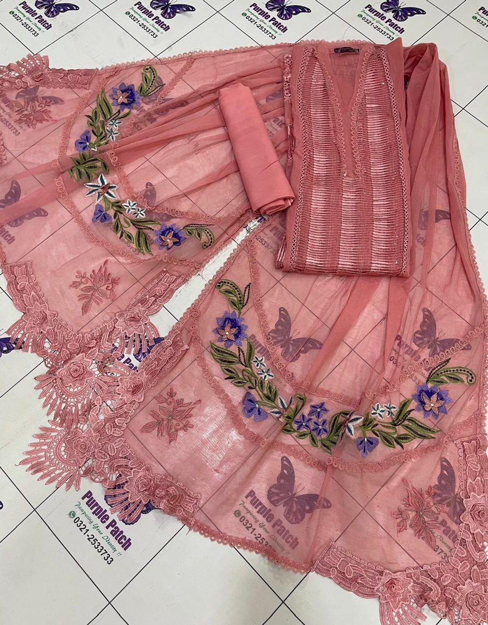 Gulaal Collection Peach Pink - Image 3