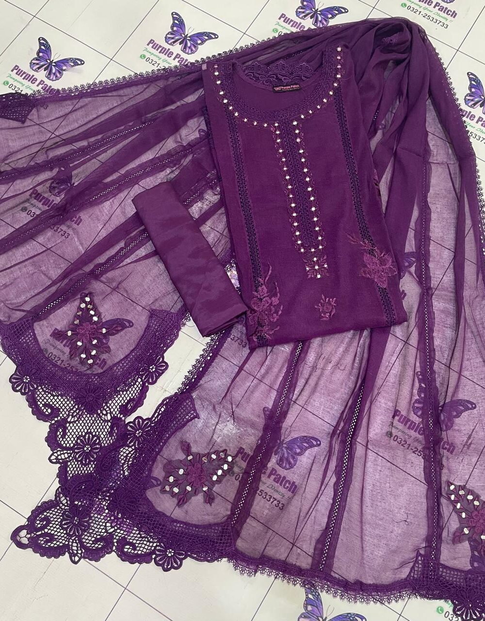 Dilnaz Collection Deep Purple