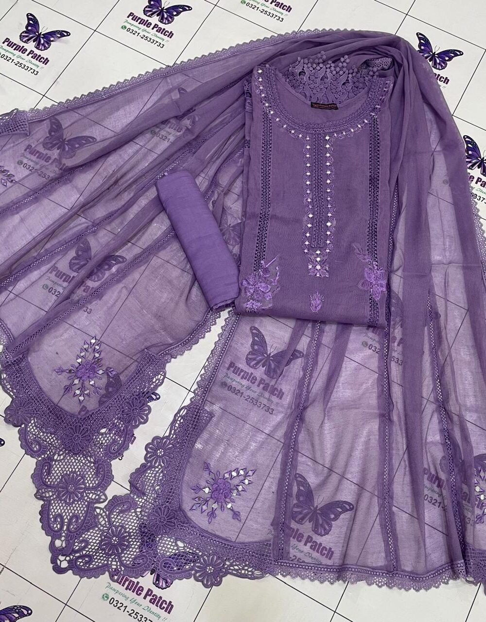Dilnaz Collection Lavender Purple