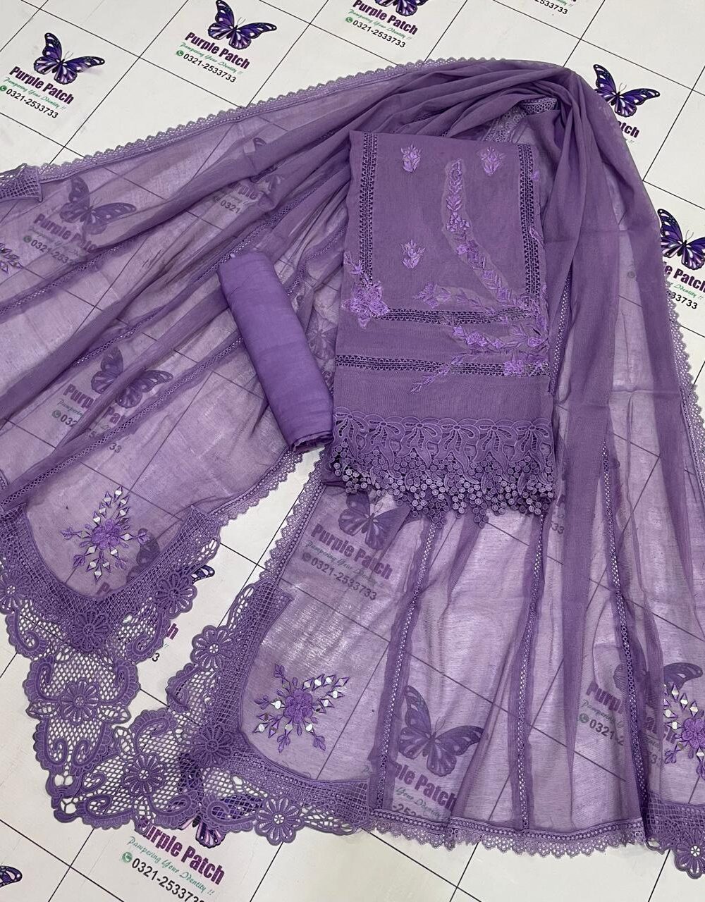 Dilnaz Collection Lavender Purple - Image 3