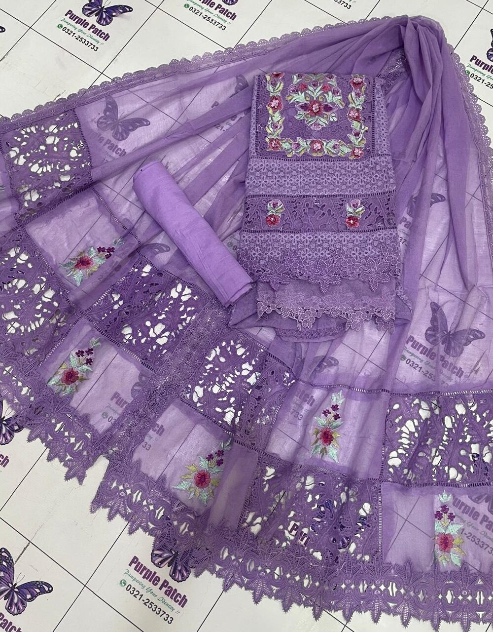 Resham Collection Lilac Purple - Image 3