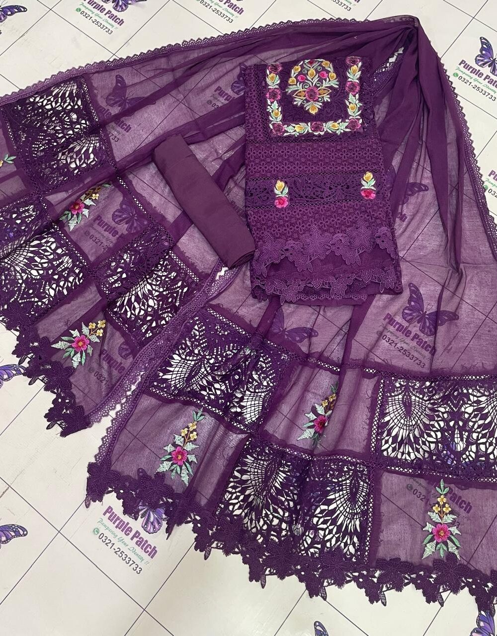 Resham Collection Deep Purple - Image 3