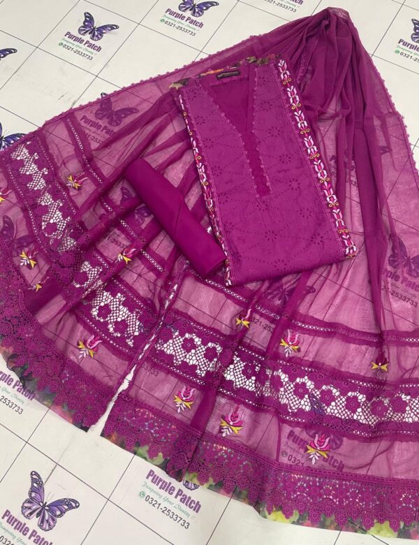 Nureh Collection ( luxury Lawn ) Majenda