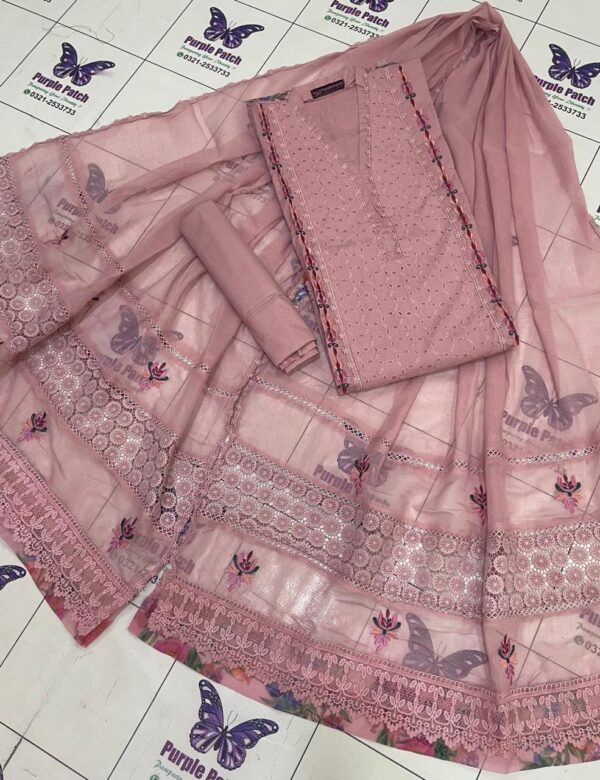 Nureh Collection ( luxury Lawn ) Teapink