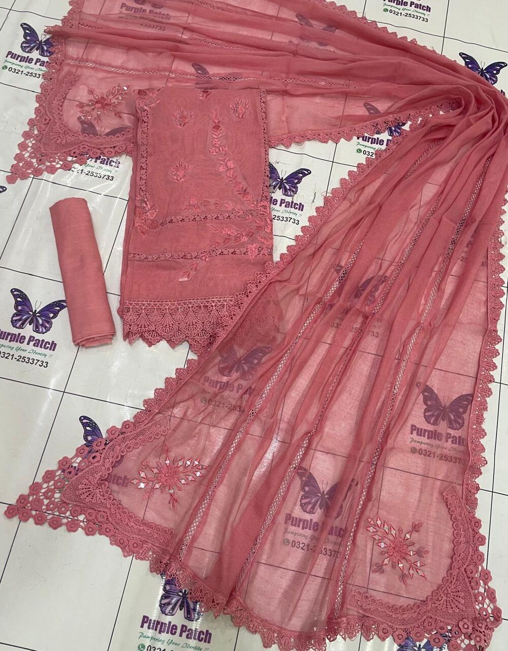 Dilnaz Collection Peach Pink - Image 5