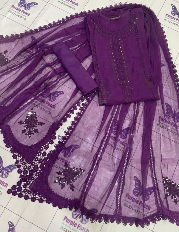 Dilnaz Collection Brinjal Purple