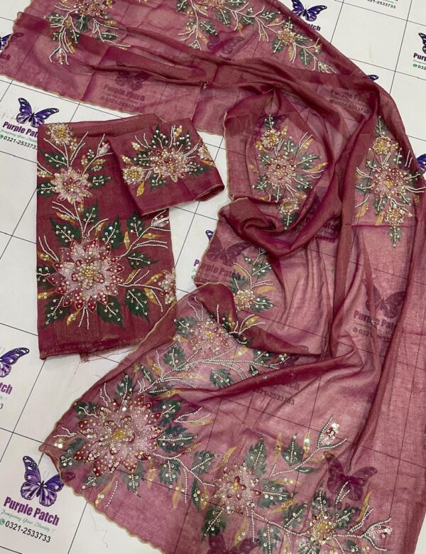 Hand Paint Hand Work Collection Blush Pink