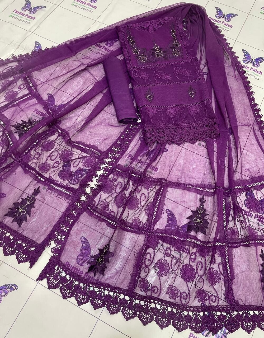 Khanak Collection Dark Purple - Image 3