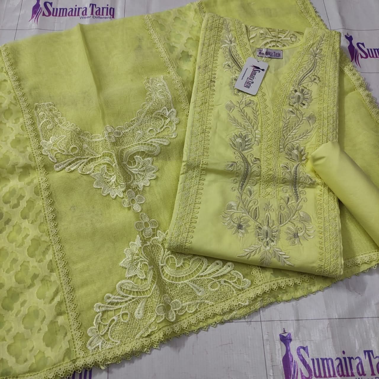 Gul e Rana Lemon Lawn Collection