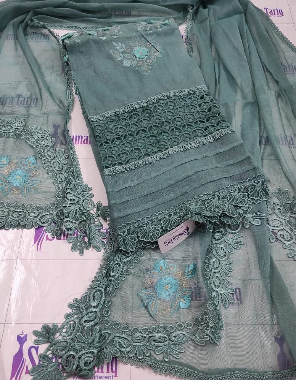 3 d Korshia Mint Green - Image 4
