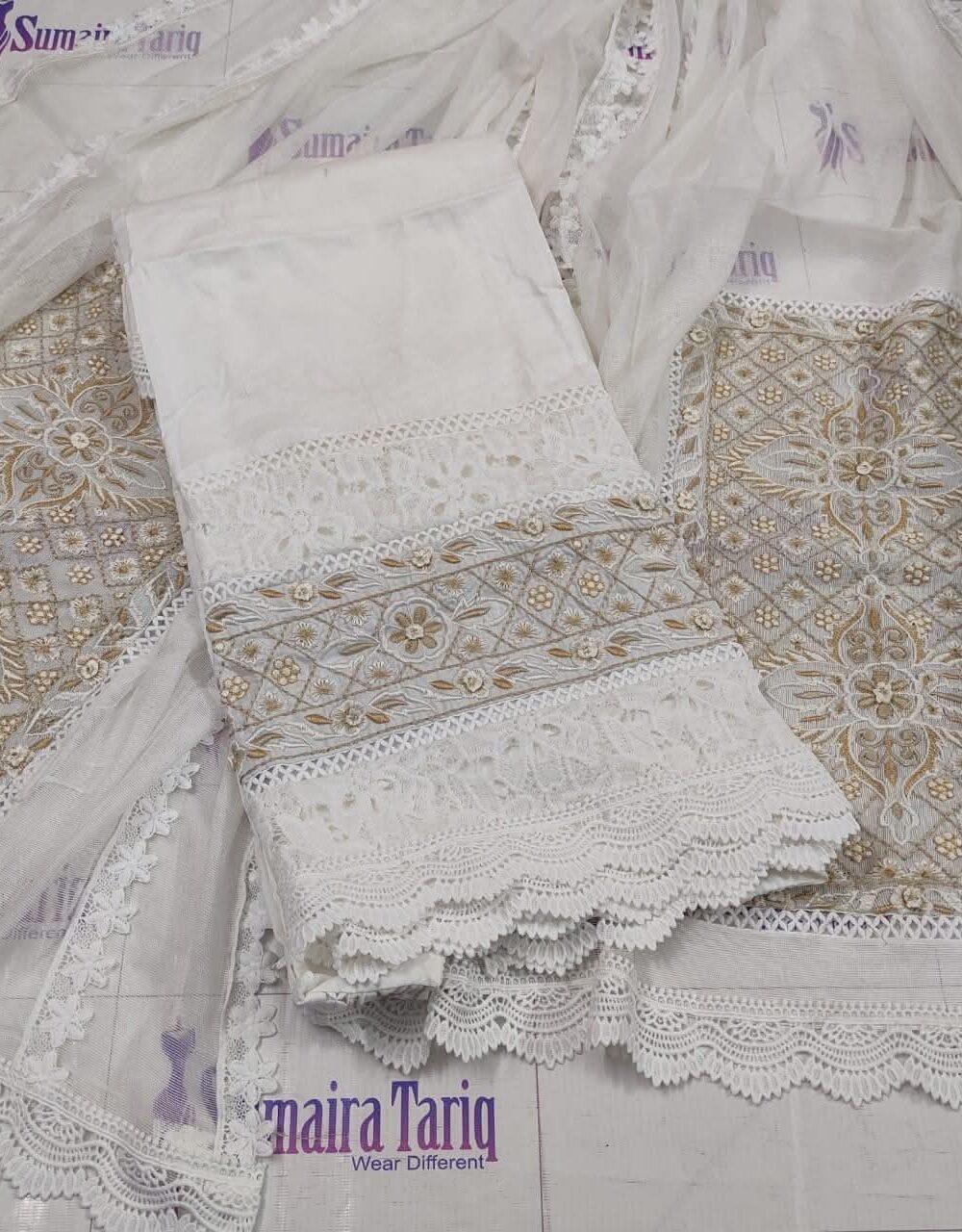 White Phulkari - Image 3
