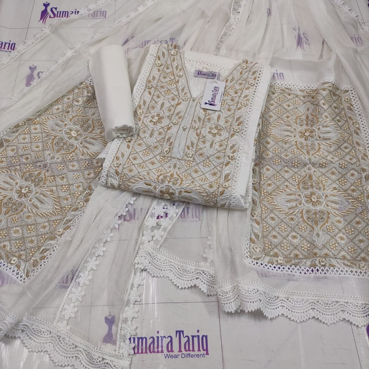 White Phulkari