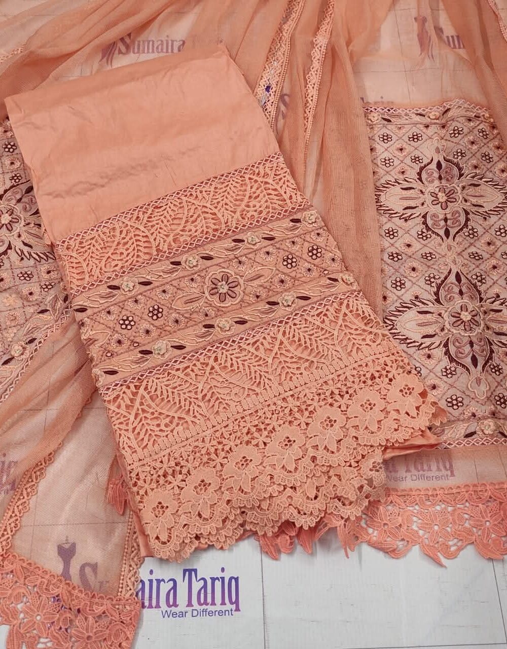 Peach Phulkari - Image 3