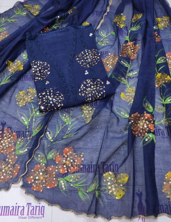 Navy Blue Picasso