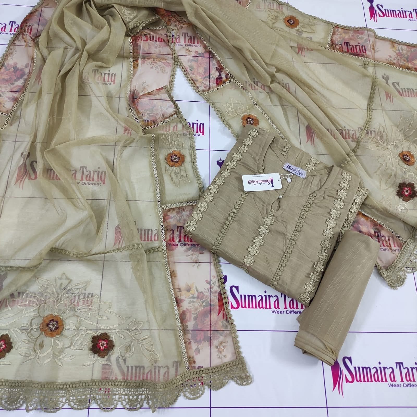 Coffee Patt Jahr Slub Khadder