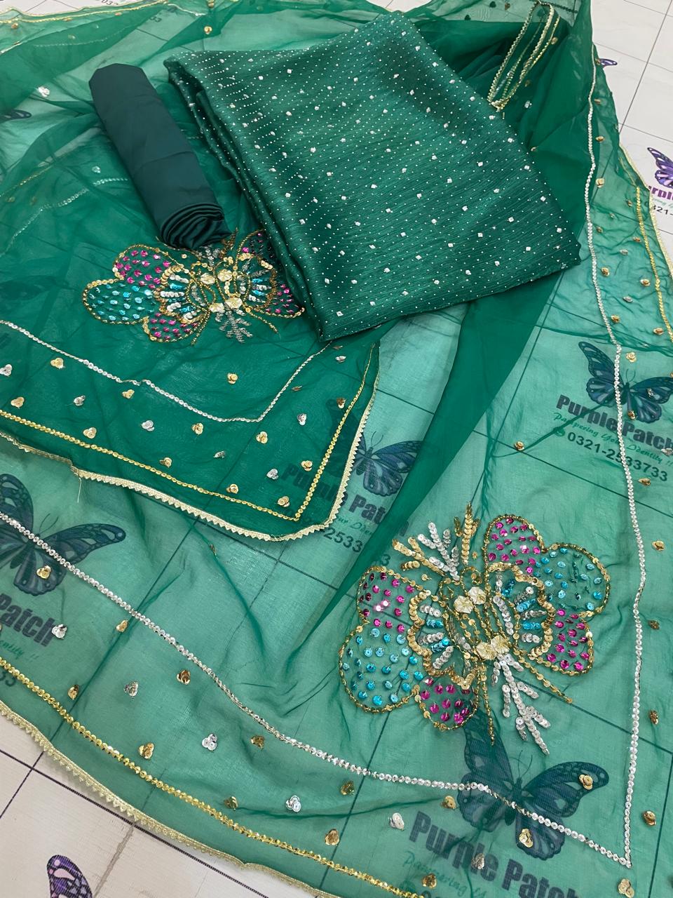 Emraled Green Muse work with stone work