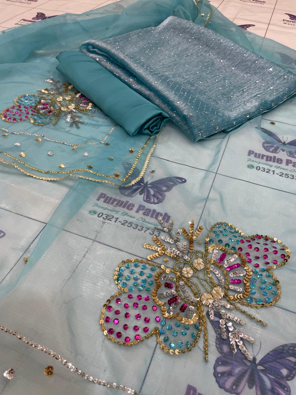 Ocean Blue Muse work with stone work