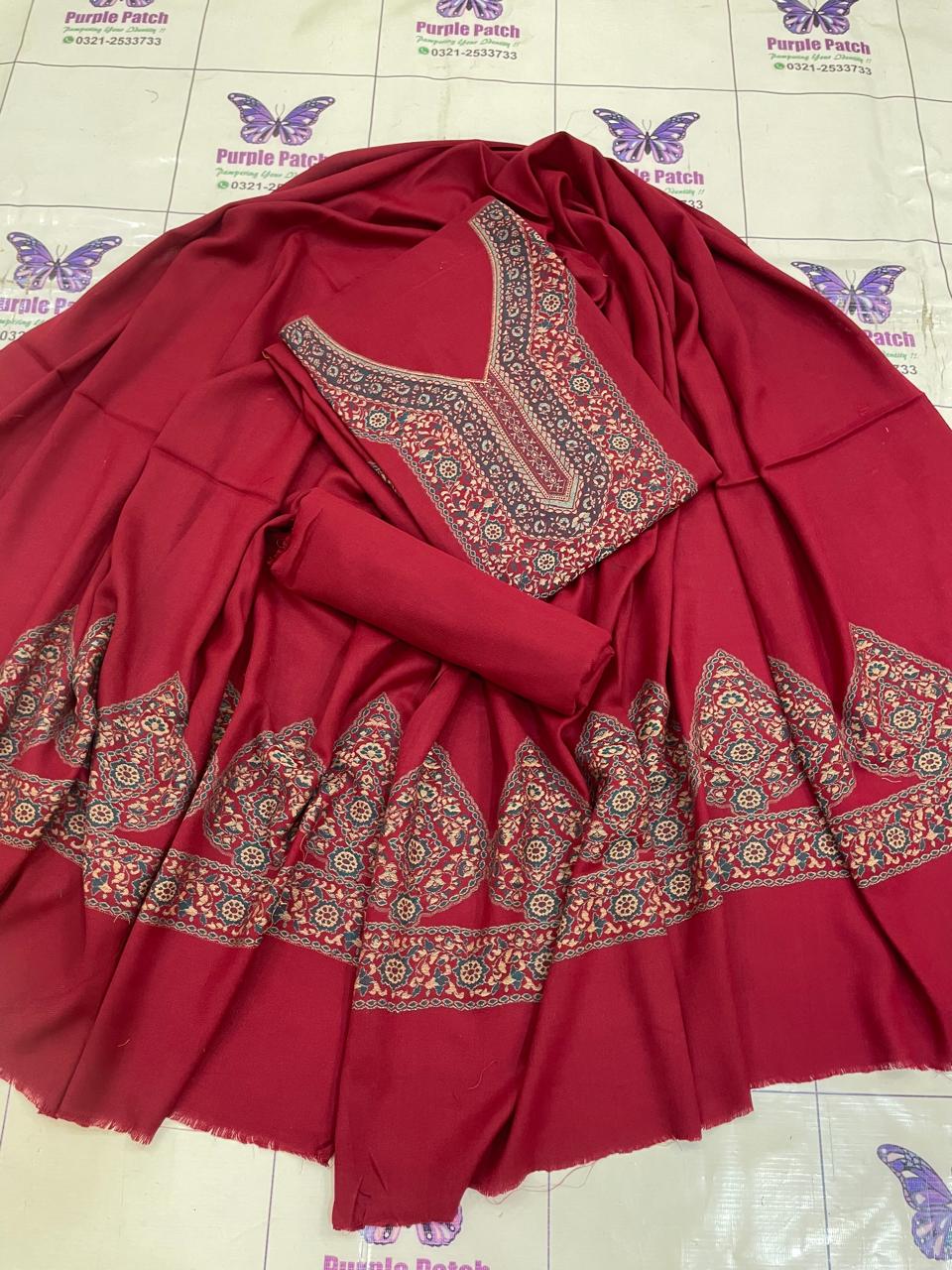 Red Kani Neckline