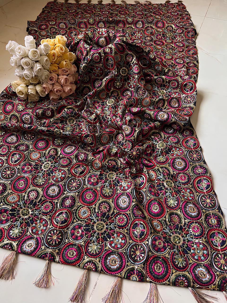 Zari Embroided Shawl