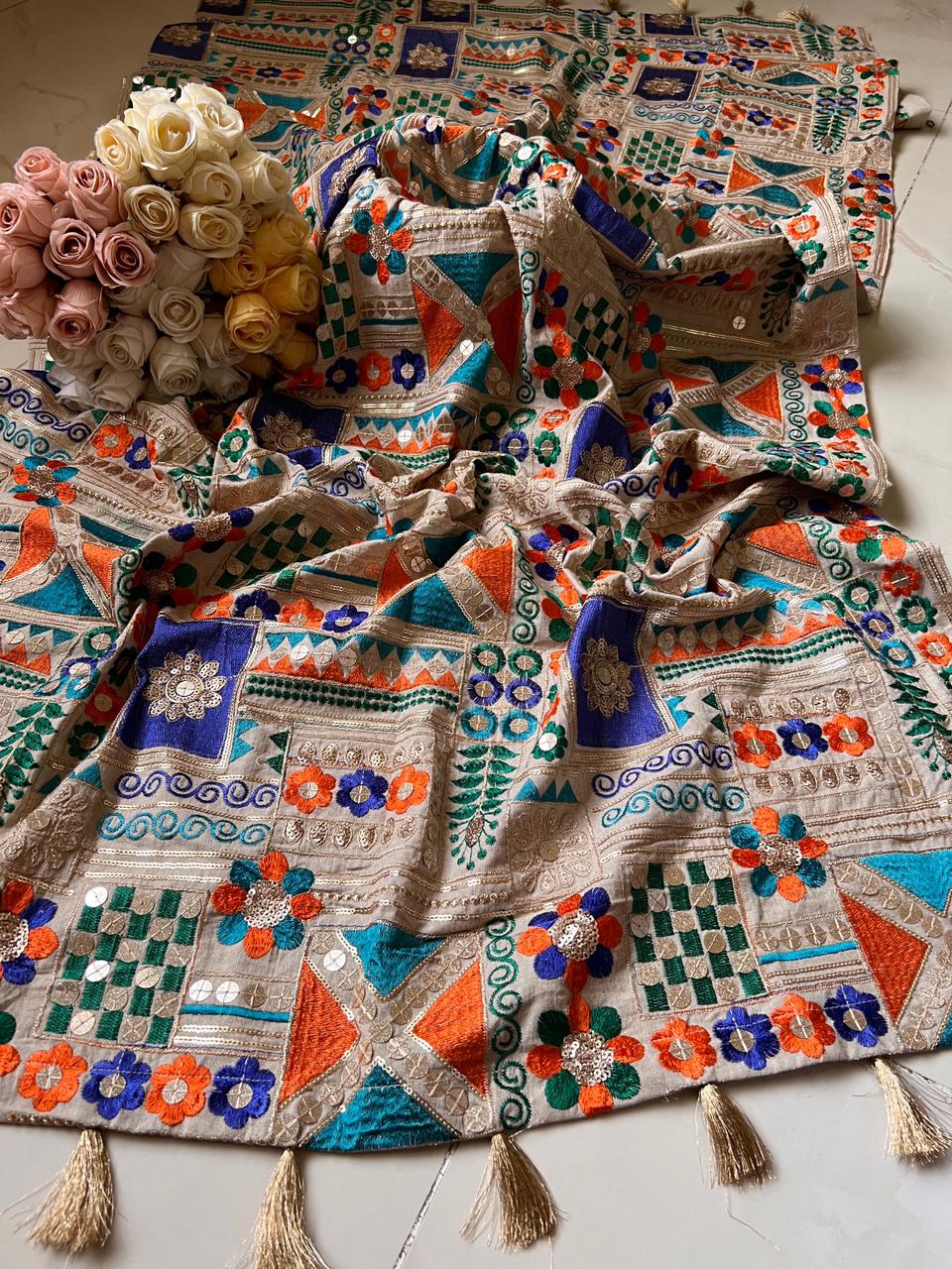 Zari Embroided Shawl