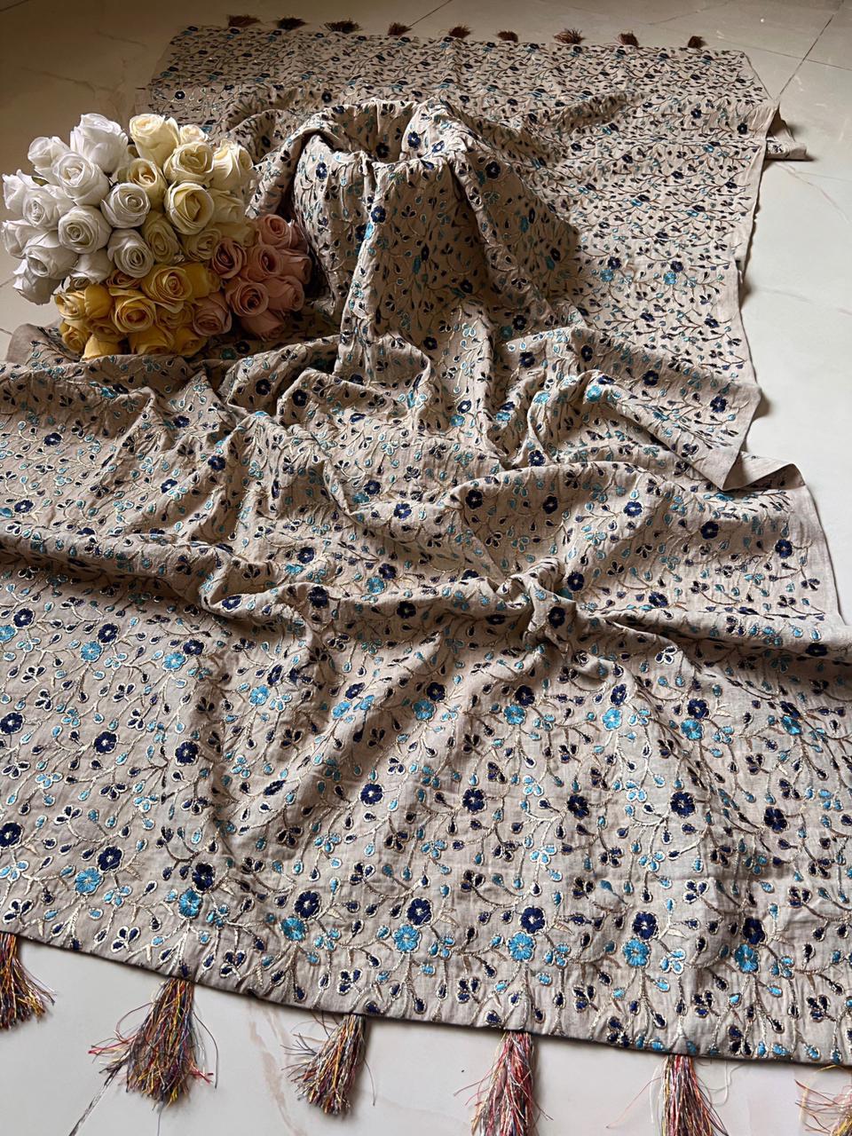 Zari Embroided Shawl