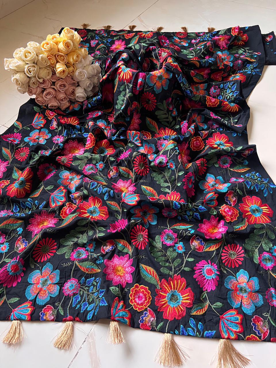 Zari Embroided Shawl