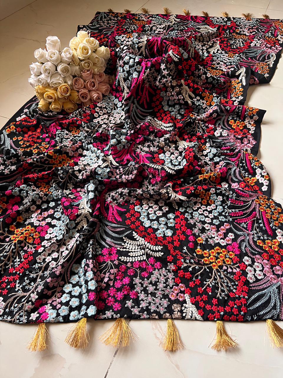 Zari Embroided Shawl