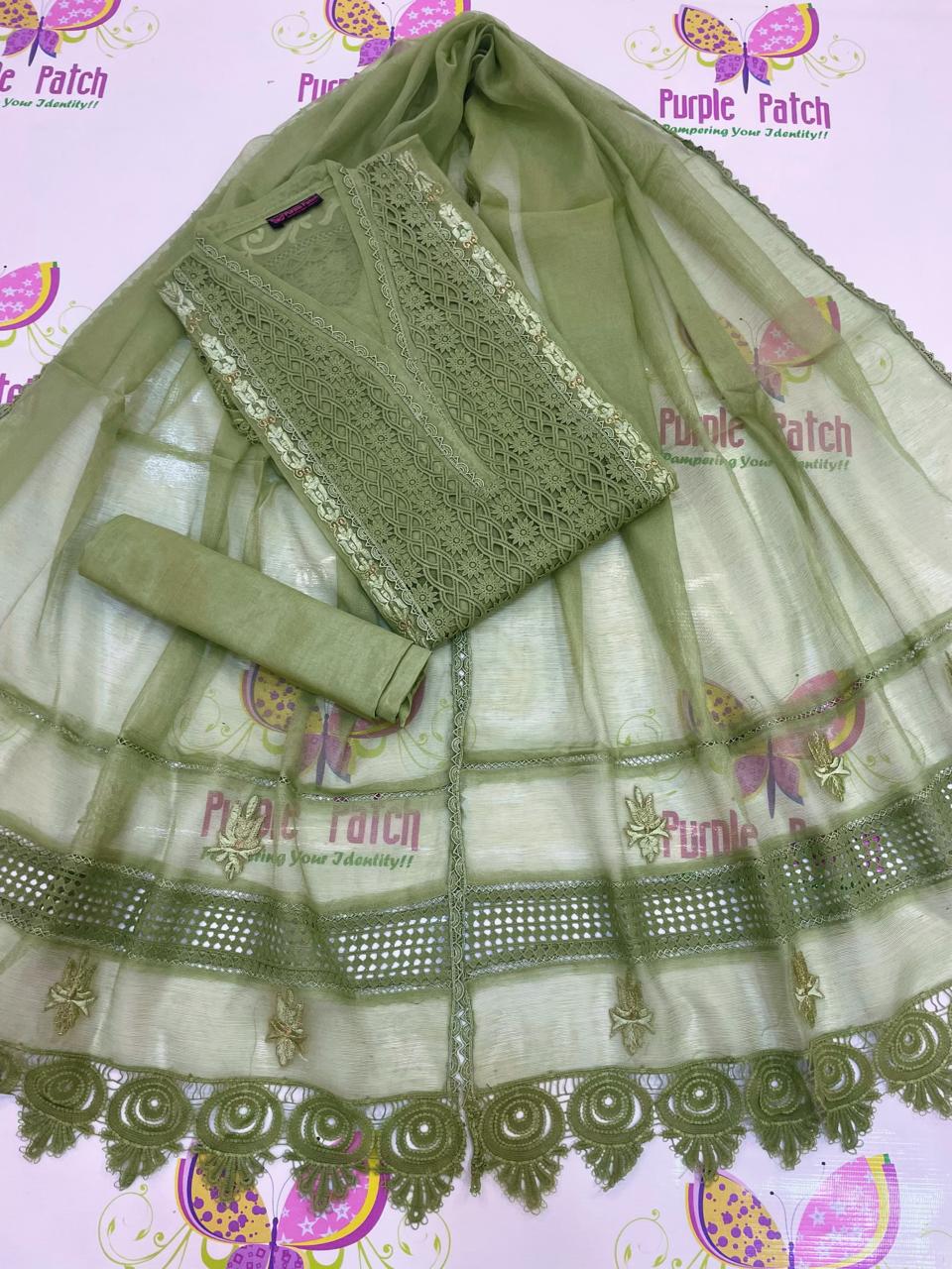 Gul e Rana Pista Mint Green