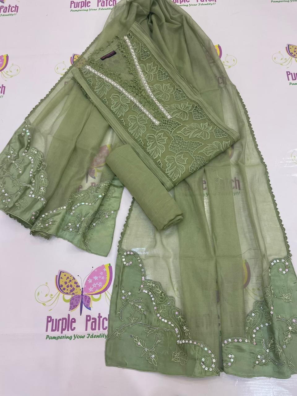 Gul Mohar Pista Mint Green