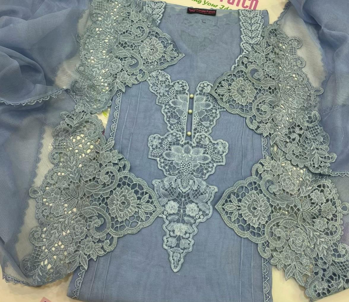 Noor E Khas Ice Blue