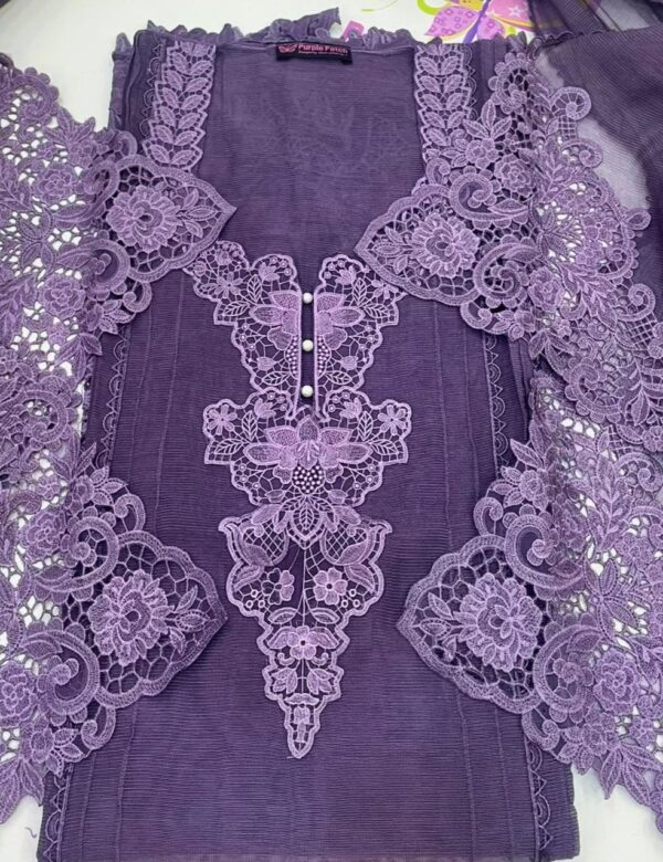 Noor E Khas Mouve Purple