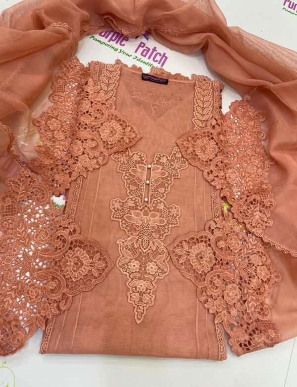 Noor E Khas Blush Peach