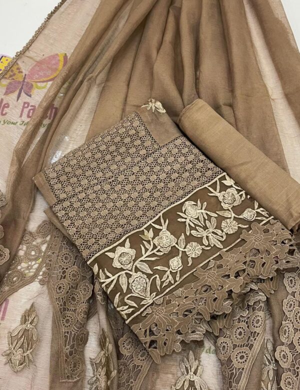 Noor E Nazakat Coffee Beige