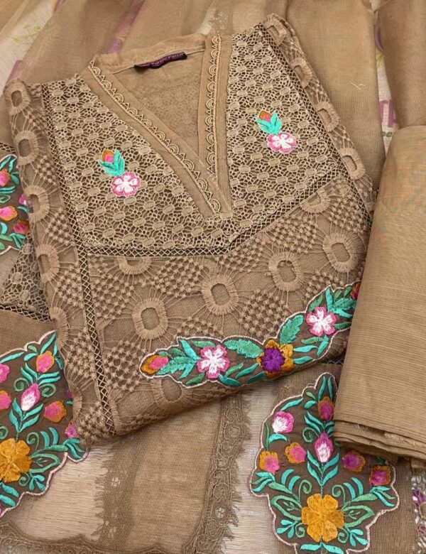 Resham Coffee Beige
