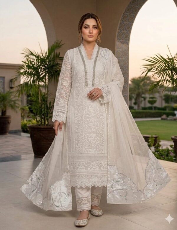 Gul Mohar Pearl White