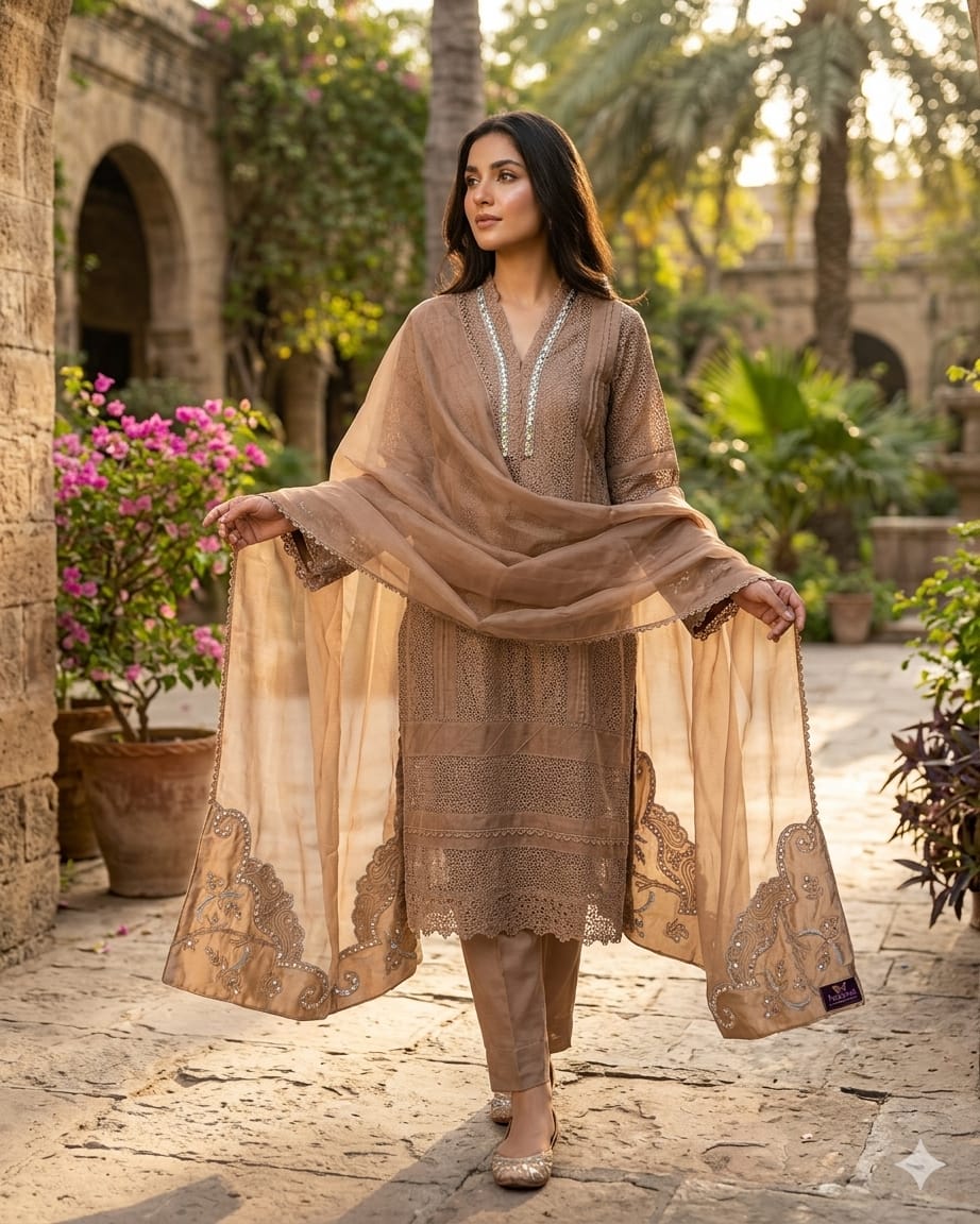 Gul Mohar Coffee Beige