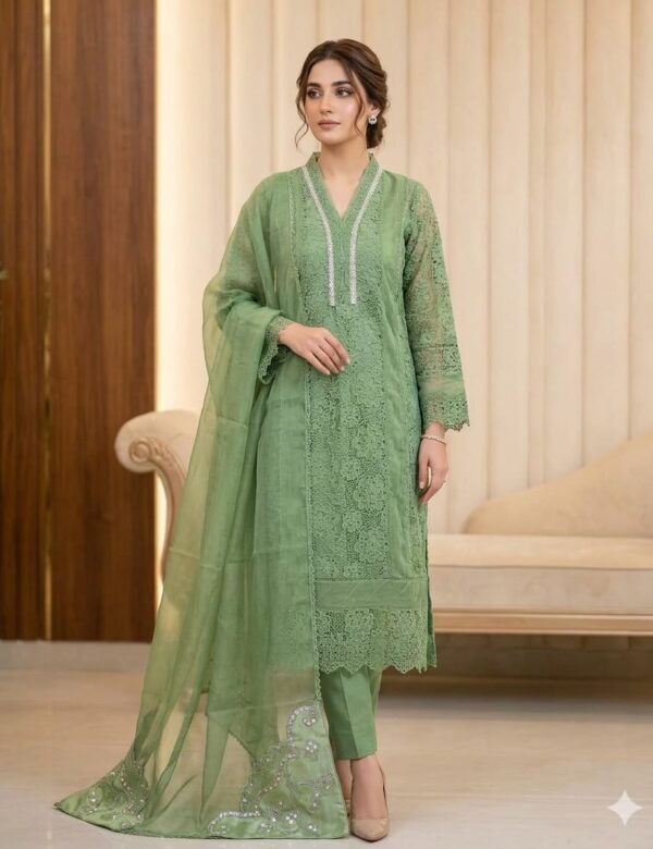 Gul Mohar Pistachio Green