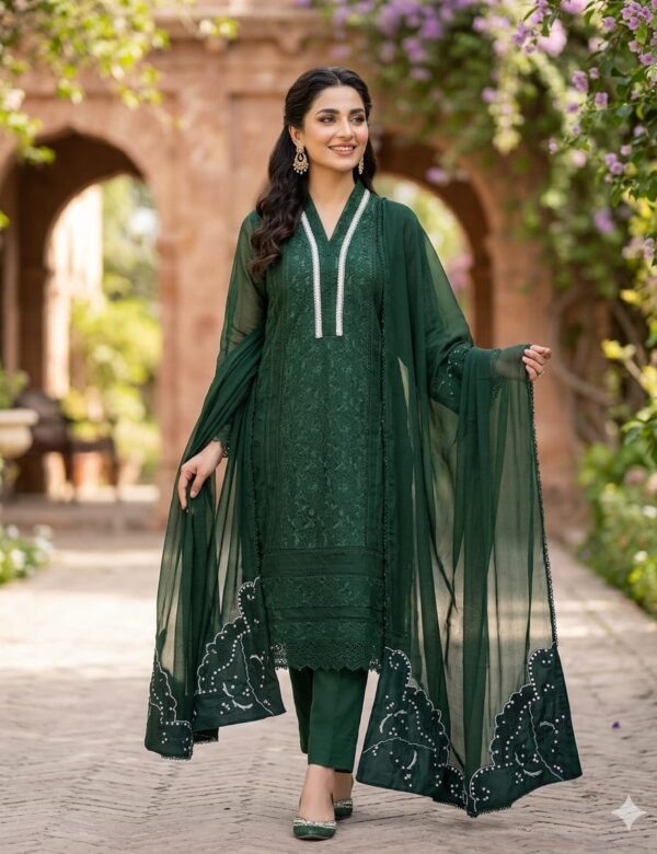 Gul Mohar Bottle Green