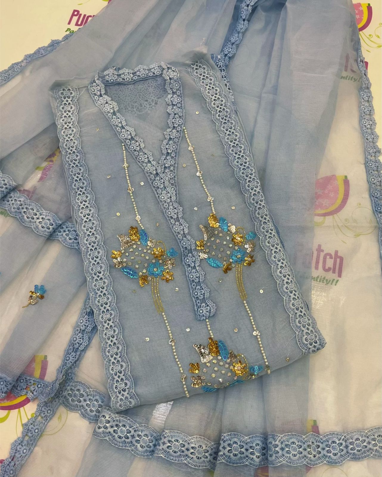 Sunheri Sky Blue