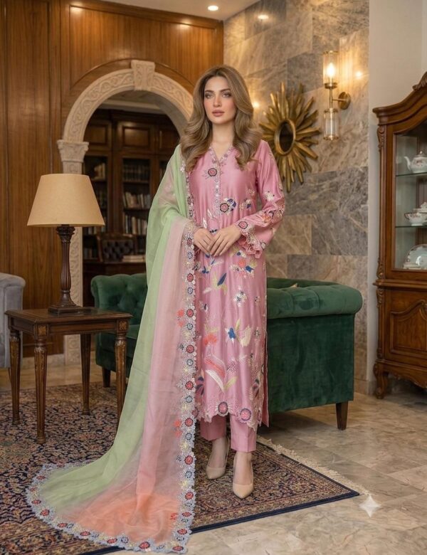 Meher Kaftan Teapink